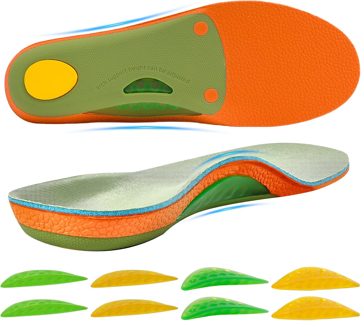 Aoteng Star insoles and removable arch pads